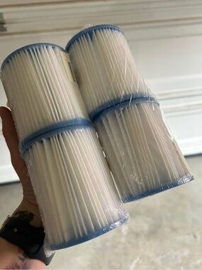 Summer Waves P57100402 Swimming Pool Filter Hot Tub Spa Cartridge 2 Double Packs